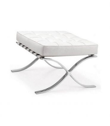 Banqueta Otomana Reposapiés BARNA blanca