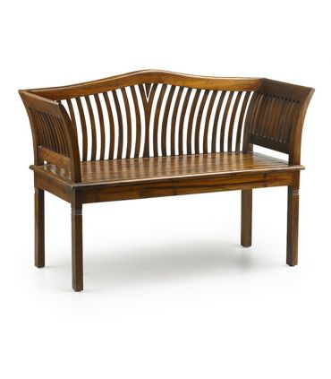 Banqueta de Madera de 2 plazas : Modelo KARTINI