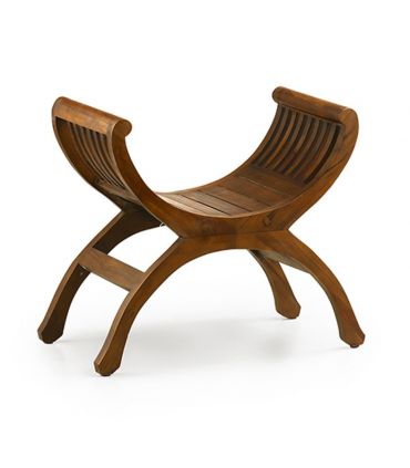 Banqueta estilo colonial de Madera : Modelo SUTSURU