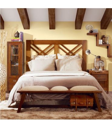 Cabezal de Madera Colonial STAR Doble Cruz Matrimonio