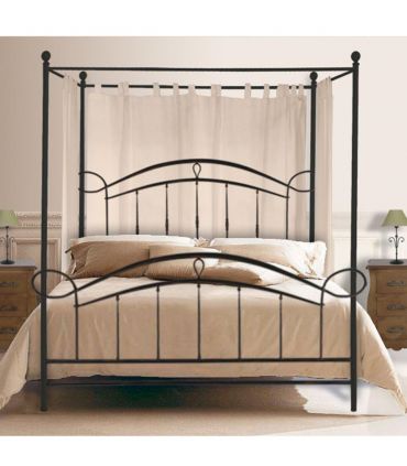 Cama con Dosel de Forja AMPARO