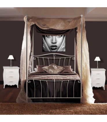 Cama con Dosel de Forja SILVANA