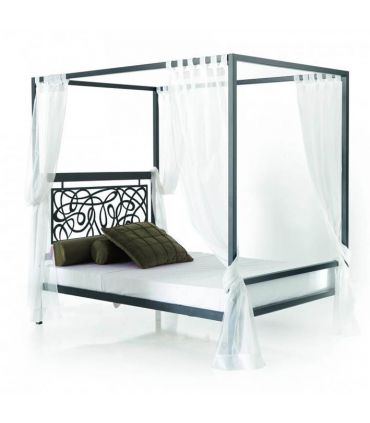 Cama con Dosel en Hierro de estilo moderno MAREO