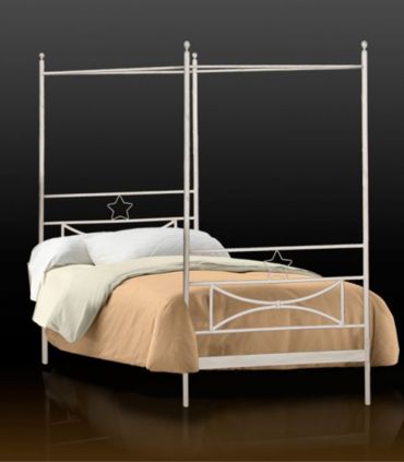 Cama con Dosel estilo Infantil Juvenil modelo ALEJANDRA