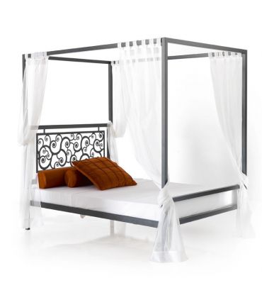 Cama Dosel de Forja colección CARACOLES