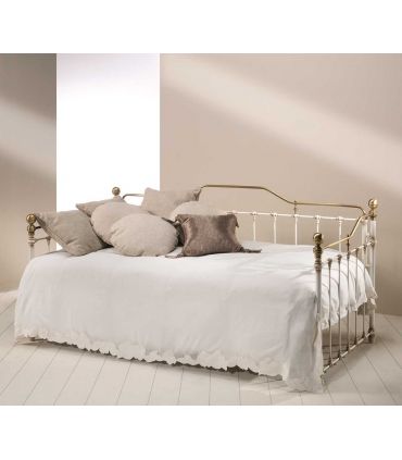 Cama de día en acero y fundición de aluminio modelo SAFIR