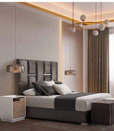 Cama de diseño moderno con bañera fija BÉRGAMO