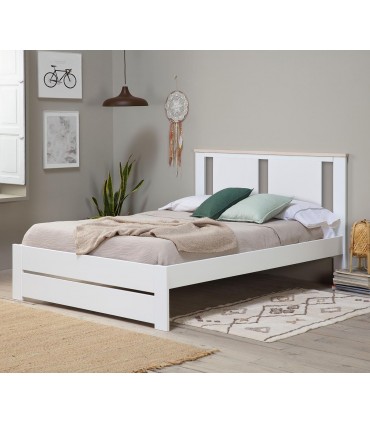 Cama de madera ENARA Blanca