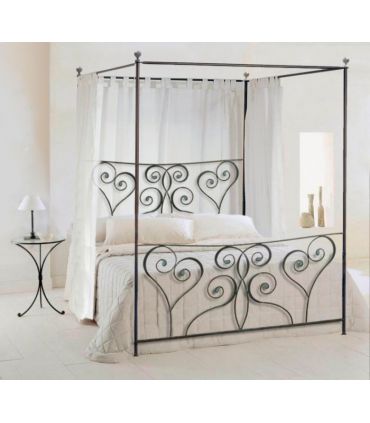 Cama Dosel de Diseño en Forja AMAZONAS