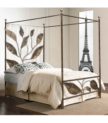 Cama Dosel de Forja Coleccion HOJAS