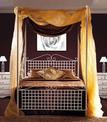 Cama Dosel en Forja Modelo ANA