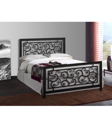 Cama moderna de forja CARACOLES