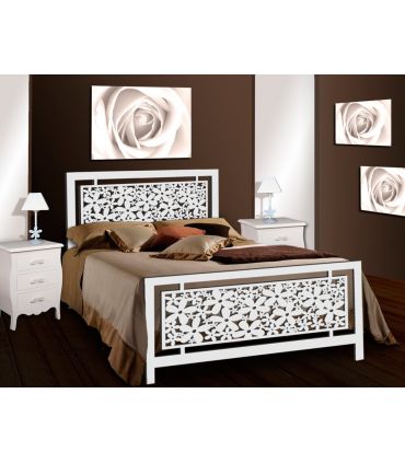 Cama moderna de forja Mod. FLORES
