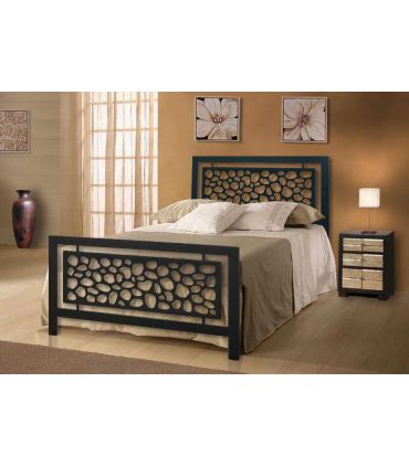Cama moderna de forja Mod. PIEDRAS