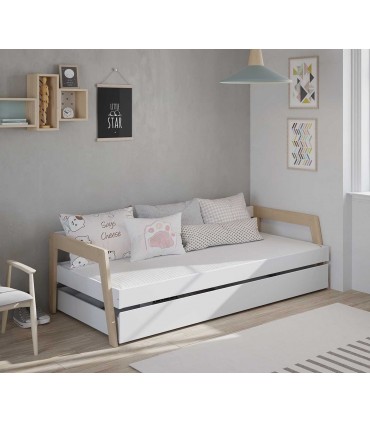 Cama Nido Sofá CARRIE Blanca
