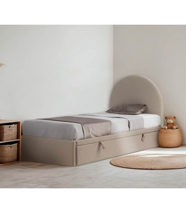 Cama Nido Tapizada de estilo moderno LUNA CRETA