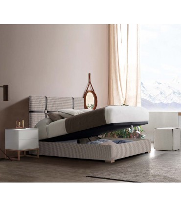 Cama Tapizada con canapé abatible TREVISO