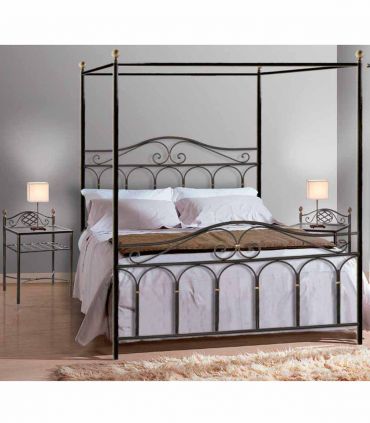 Cama Dosel de Forja AFRICA-ROSA.