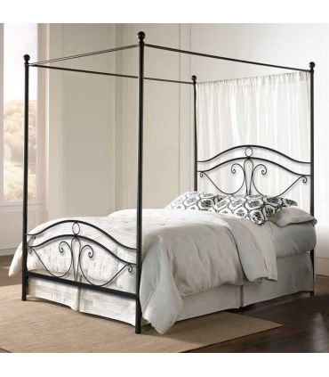 Cama con Dosel en Forja colección VIENA