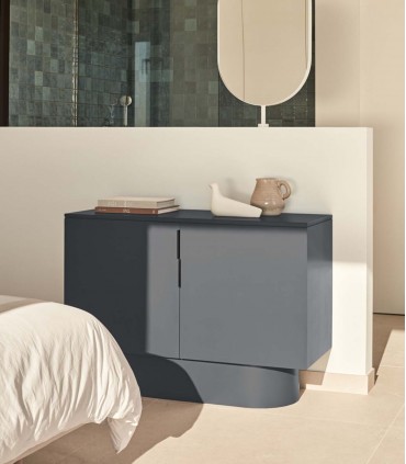 Cómoda de diseño en madera TOTEM Antracita