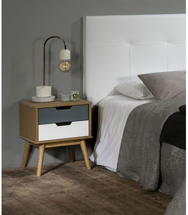 Mesilla de Dormitorio en Madera de Pino Colección CUSCO
