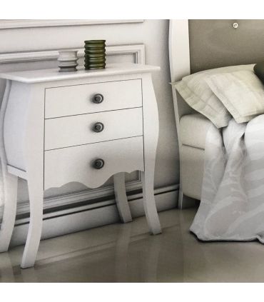 Mesita de noche de madera colección NICE