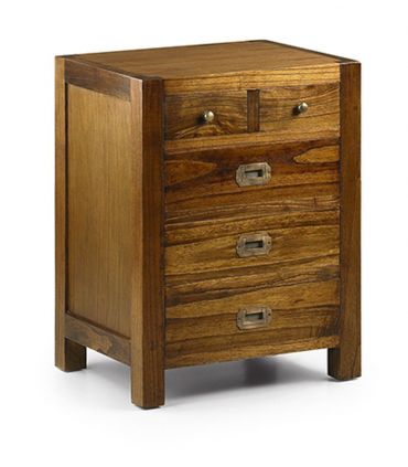 Mesita de Noche de Madera Colección STAR 5 cajones