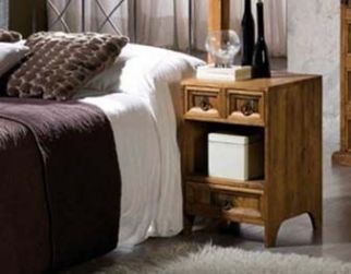 Mesitas de Dormitorio Rústicas y Coloniales