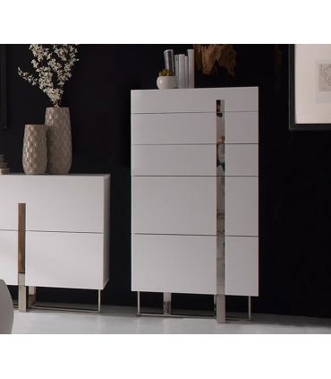 Mueble Cajonera en madera lacada colección BORNEO