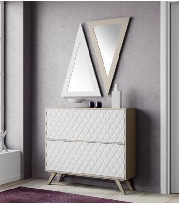 Mueble Zapatero de Estilo Moderno modelo DUPLA Rombos