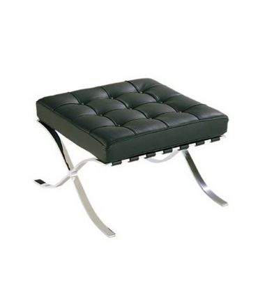 Otomana de Piel BARNA negra